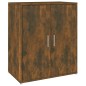 vidaXL Mueble zapatero madera contrachapada roble ahumado 60x35x70 cm vidaXL Mueble zapatero madera contrachapada roble ahumado 60x35x70 cm