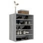 vidaXL Zapatero de madera contrachapada gris Sonoma 60x35x70 cm vidaXL Zapatero de madera contrachapada gris Sonoma 60x35x70 cm