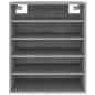 vidaXL Zapatero de madera contrachapada gris Sonoma 60x35x70 cm vidaXL Zapatero de madera contrachapada gris Sonoma 60x35x70 cm