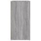 vidaXL Zapatero de madera contrachapada gris Sonoma 60x35x70 cm vidaXL Zapatero de madera contrachapada gris Sonoma 60x35x70 cm