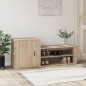 vidaXL Mueble zapatero madera contrachapada roble Sonoma 130x35x54 cm vidaXL Mueble zapatero madera contrachapada roble Sonoma 130x35x54 cm