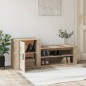 vidaXL Mueble zapatero madera contrachapada roble Sonoma 130x35x54 cm vidaXL Mueble zapatero madera contrachapada roble Sonoma 130x35x54 cm