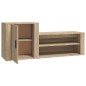 vidaXL Mueble zapatero madera contrachapada roble Sonoma 130x35x54 cm vidaXL Mueble zapatero madera contrachapada roble Sonoma 130x35x54 cm