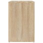 vidaXL Mueble zapatero madera contrachapada roble Sonoma 130x35x54 cm vidaXL Mueble zapatero madera contrachapada roble Sonoma 130x35x54 cm