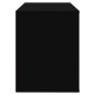 vidaXL Mueble zapatero madera contrachapada negro 80x35x45 cm
