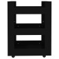 vidaXL Carrito de cocina madera contrachapada negro 60x45x80 cm vidaXL Carrito de cocina madera contrachapada negro 60x45x80 cm