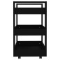 vidaXL Carrito de cocina madera contrachapada negro 60x45x80 cm vidaXL Carrito de cocina madera contrachapada negro 60x45x80 cm