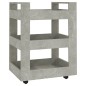 vidaXL Carrito de cocina madera contrachapada gris hormigón 60x45x80cm vidaXL Carrito de cocina madera contrachapada gris hormigón 60x45x80cm