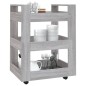 vidaXL Carrito de cocina madera contrachapada gris Sonoma 60x45x80 cm vidaXL Carrito de cocina madera contrachapada gris Sonoma 60x45x80 cm