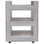 vidaXL Carrito de cocina madera contrachapada gris Sonoma 60x45x80 cm vidaXL Carrito de cocina madera contrachapada gris Sonoma 60x45x80 cm