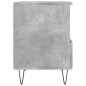 vidaXL Mesita de noche madera de ingeniería gris hormigón 40x35x50 cm vidaXL Mesita de noche madera de ingeniería gris hormigón 40x35x50 cm