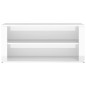 vidaXL Mueble zapatero madera contrachapada blanco brillo 100x35x45 cm vidaXL Mueble zapatero madera contrachapada blanco brillo 100x35x45 cm