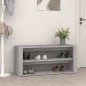vidaXL Mueble zapatero madera contrachapada gris Sonoma 100x35x45 cm