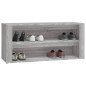 vidaXL Mueble zapatero madera contrachapada gris Sonoma 100x35x45 cm