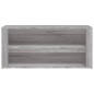 vidaXL Mueble zapatero madera contrachapada gris Sonoma 100x35x45 cm