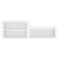 vidaXL Mueble zapatero madera contrachapada blanco 150x35x45 cm vidaXL Mueble zapatero madera contrachapada blanco 150x35x45 cm