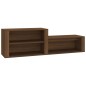vidaXL Mueble zapatero madera contrachapada marrón roble 150x35x45 cm vidaXL Mueble zapatero madera contrachapada marrón roble 150x35x45 cm