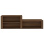 vidaXL Mueble zapatero madera contrachapada marrón roble 150x35x45 cm vidaXL Mueble zapatero madera contrachapada marrón roble 150x35x45 cm