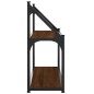 vidaXL Estantería de pared madera ingeniería marrón roble 60x21x51 cm vidaXL Estantería de pared madera ingeniería marrón roble 60x21x51 cm