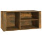vidaXL Mueble zapatero madera contrachapada roble ahumado 100x35x45 cm vidaXL Mueble zapatero madera contrachapada roble ahumado 100x35x45 cm