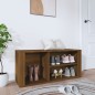 vidaXL Mueble zapatero madera contrachapada marrón roble 100x35x45 cm vidaXL Mueble zapatero madera contrachapada marrón roble 100x35x45 cm
