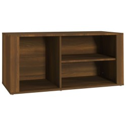 vidaXL Mueble zapatero madera contrachapada marrón roble 100x35x45 cm