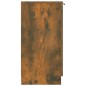 vidaXL Mueble zapatero madera contrachapada roble ahumado 59x35x70 cm vidaXL Mueble zapatero madera contrachapada roble ahumado 59x35x70 cm