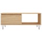 vidaXL Mesa de centro madera contrachapada roble Sonoma 90x50x36,5 cm vidaXL Mesa de centro madera contrachapada roble Sonoma 90x50x36,5 cm