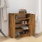 vidaXL Mueble zapatero madera contrachapada roble ahumado 59x35x70 cm vidaXL Mueble zapatero madera contrachapada roble ahumado 59x35x70 cm