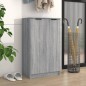 vidaXL Mueble zapatero madera contrachapada gris Sonoma 59x35x100 cm vidaXL Mueble zapatero madera contrachapada gris Sonoma 59x35x100 cm