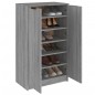 vidaXL Mueble zapatero madera contrachapada gris Sonoma 59x35x100 cm vidaXL Mueble zapatero madera contrachapada gris Sonoma 59x35x100 cm