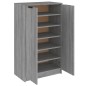 vidaXL Mueble zapatero madera contrachapada gris Sonoma 59x35x100 cm vidaXL Mueble zapatero madera contrachapada gris Sonoma 59x35x100 cm