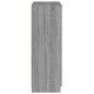 vidaXL Mueble zapatero madera contrachapada gris Sonoma 59x35x100 cm vidaXL Mueble zapatero madera contrachapada gris Sonoma 59x35x100 cm