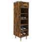 vidaXL Mueble zapatero madera contrachapada roble ahumado 30x35x105 cm vidaXL Mueble zapatero madera contrachapada roble ahumado 30x35x105 cm