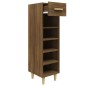 vidaXL Mueble zapatero madera contrachapada marrón roble 30x35x105 cm vidaXL Mueble zapatero madera contrachapada marrón roble 30x35x105 cm