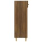 vidaXL Mueble zapatero madera contrachapada marrón roble 30x35x105 cm vidaXL Mueble zapatero madera contrachapada marrón roble 30x35x105 cm