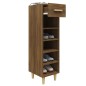 vidaXL Mueble zapatero madera contrachapada marrón roble 30x35x105 cm vidaXL Mueble zapatero madera contrachapada marrón roble 30x35x105 cm