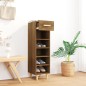 vidaXL Mueble zapatero madera contrachapada marrón roble 30x35x105 cm vidaXL Mueble zapatero madera contrachapada marrón roble 30x35x105 cm