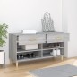 vidaXL Mueble zapatero madera contrachapada gris Sonoma 102x35x55 cm vidaXL Mueble zapatero madera contrachapada gris Sonoma 102x35x55 cm