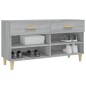 vidaXL Mueble zapatero madera contrachapada gris Sonoma 102x35x55 cm vidaXL Mueble zapatero madera contrachapada gris Sonoma 102x35x55 cm