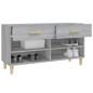 vidaXL Mueble zapatero madera contrachapada gris Sonoma 102x35x55 cm vidaXL Mueble zapatero madera contrachapada gris Sonoma 102x35x55 cm