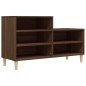 vidaXL Mueble zapatero madera contrachapada roble marrón 102x36x60 cm vidaXL Mueble zapatero madera contrachapada roble marrón 102x36x60 cm