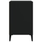 vidaXL Mueble zapatero madera contrachapada negro 102x36x60 cm