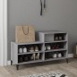 vidaXL Mueble zapatero madera contrachapada gris Sonoma 102x36x60 cm vidaXL Mueble zapatero madera contrachapada gris Sonoma 102x36x60 cm