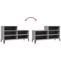 vidaXL Mueble zapatero madera contrachapada gris Sonoma 102x36x60 cm vidaXL Mueble zapatero madera contrachapada gris Sonoma 102x36x60 cm