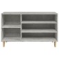 vidaXL Mueble zapatero madera contrachapada gris hormigón 102x36x60 cm vidaXL Mueble zapatero madera contrachapada gris hormigón 102x36x60 cm