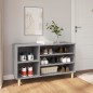 vidaXL Mueble zapatero madera contrachapada gris Sonoma 102x36x60 cm vidaXL Mueble zapatero madera contrachapada gris Sonoma 102x36x60 cm