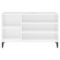 vidaXL Mueble zapatero madera contrachapada blanco brillo 102x36x60 cm vidaXL Mueble zapatero madera contrachapada blanco brillo 102x36x60 cm