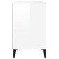 vidaXL Mueble zapatero madera contrachapada blanco brillo 102x36x60 cm vidaXL Mueble zapatero madera contrachapada blanco brillo 102x36x60 cm