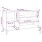 vidaXL Mueble zapatero madera contrachapada blanco brillo 102x36x60 cm vidaXL Mueble zapatero madera contrachapada blanco brillo 102x36x60 cm